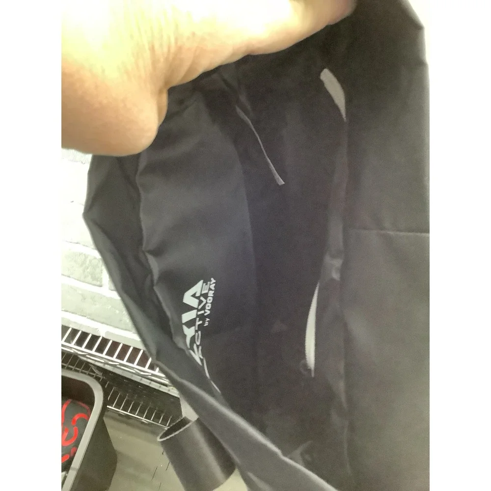 Zyia Active by Vooray Black Nylon‎ Convertible Tote Backpack Gym Bag